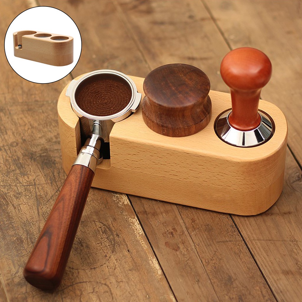 [Dolity2] Giá Đỡ Máy Pha Cà Phê Espresso Latte Bằng Gỗ