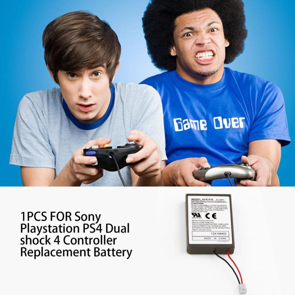 Bộ Pin Li-ion 2000mAh 3.7V + Kèm Cáp Sạc USB Cho Tay Cầm Chơi Game PS4 Bộ Điều Khiển Tay Cầm Không Dây