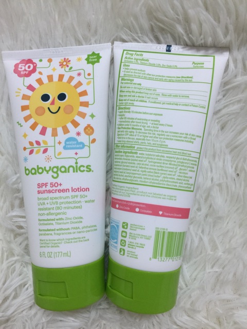 Kem chống nắng Babyganics - Hàng Mỹ xách tay