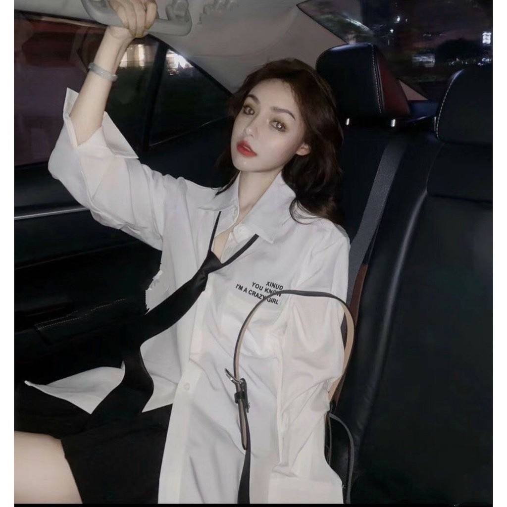 SET ÁO SƠ MI CÀ VẠT MIX CHÂN VÁY KHÓA KÉO XẾP LI ULZZANG