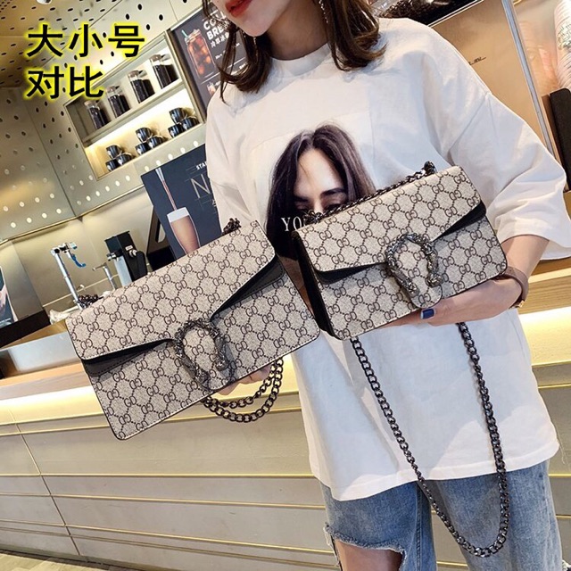 Túi da quảng châu chữ G đầu rồng sang chảnh - TS132 | BigBuy360 - bigbuy360.vn