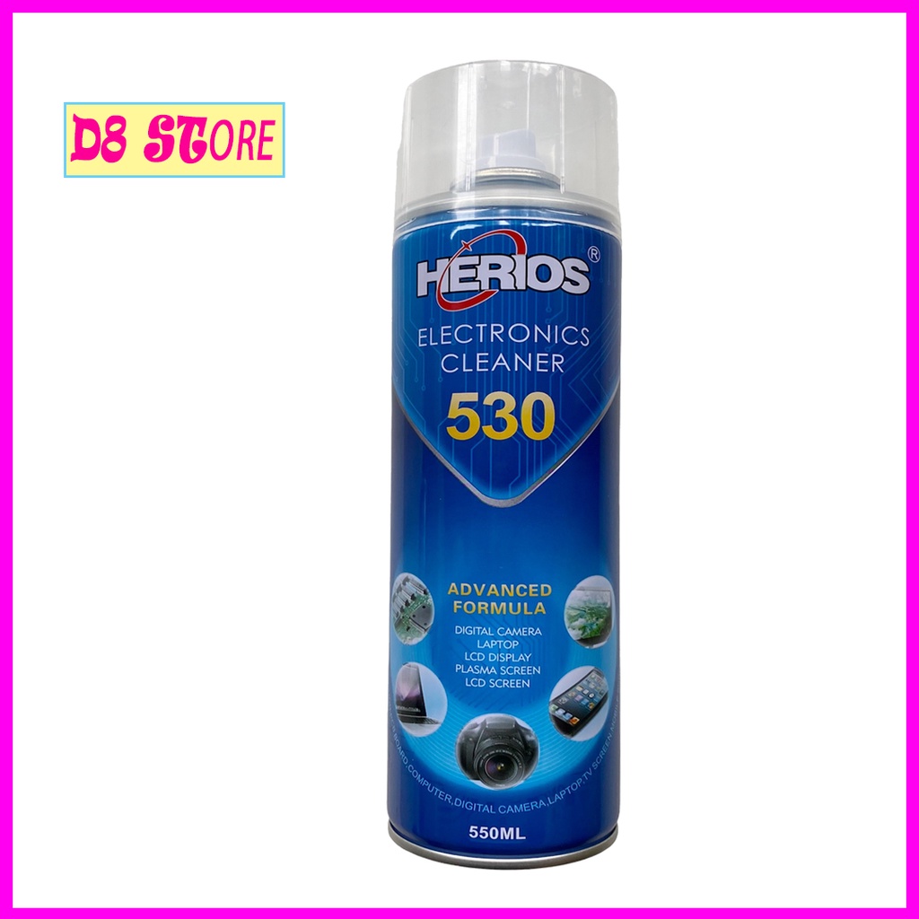 Chai xịt vệ sinh bo mạch điện tử HERIOS xuất khẩu Châu Âu - D8 STORE
