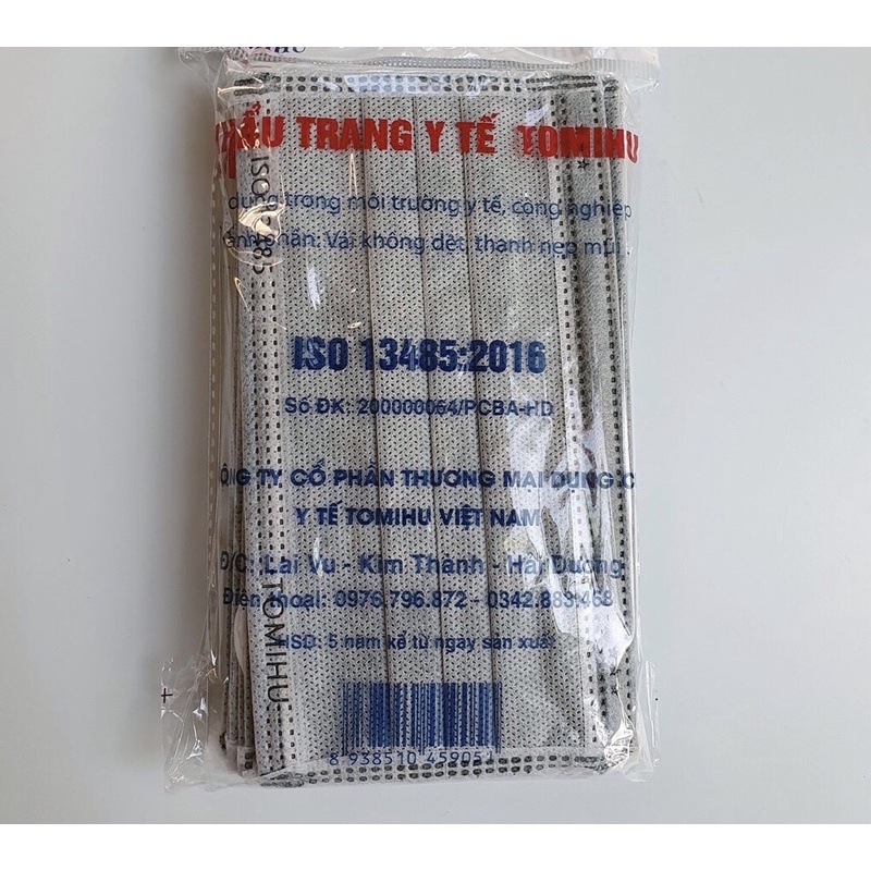 KHẨU TRANG TOMIHU 4 LỚP KHÁNG KHUẨN  - HÀNG CHẤT LƯỢNG