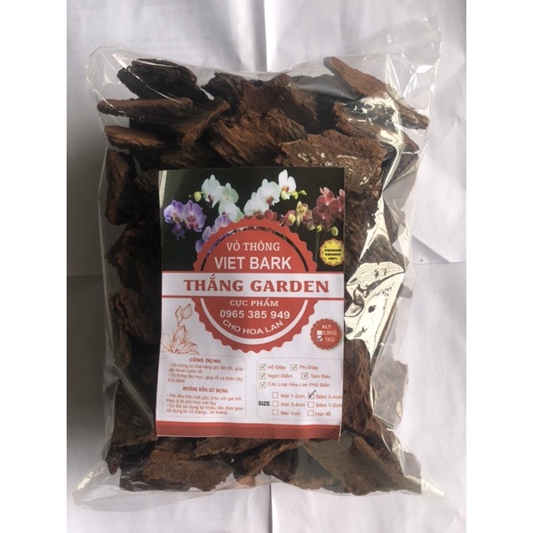 1kg vỏ thông đủ kích cỡ