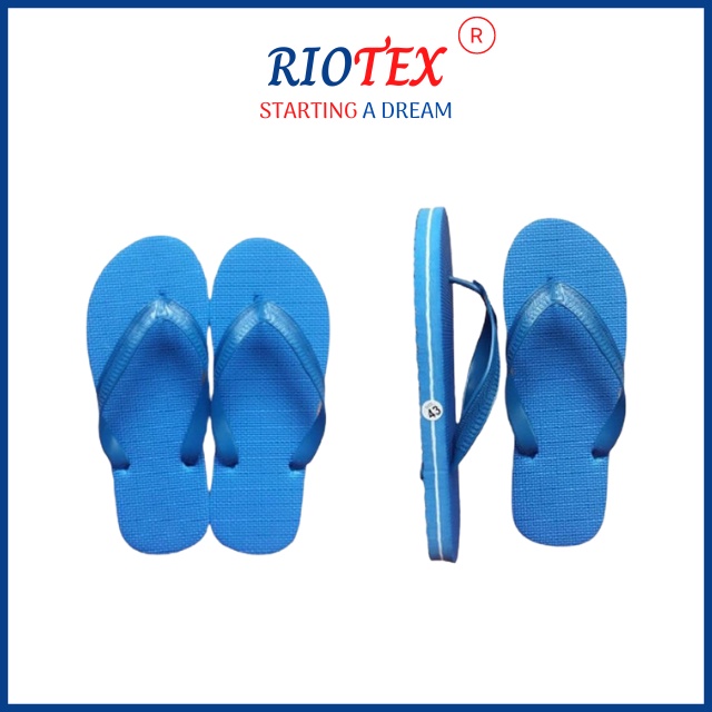 Dép Tông Xốp Xỏ Ngón RIOTEX - 10 Đôi Dùng Cho Khách Sạn, Đủ Size, Màu Xanh, Đen, Trắng