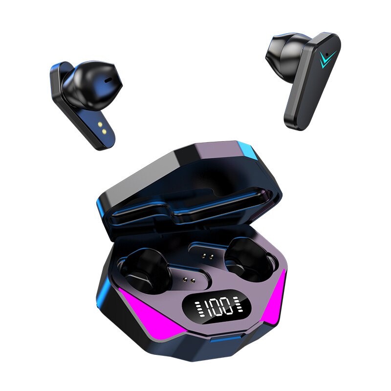 Tai nghe Bluetooth Gaming không dây X15 TWS công nghệ Bluetooth 5.0 cảm biến nhạy, nhét trong tai có micro