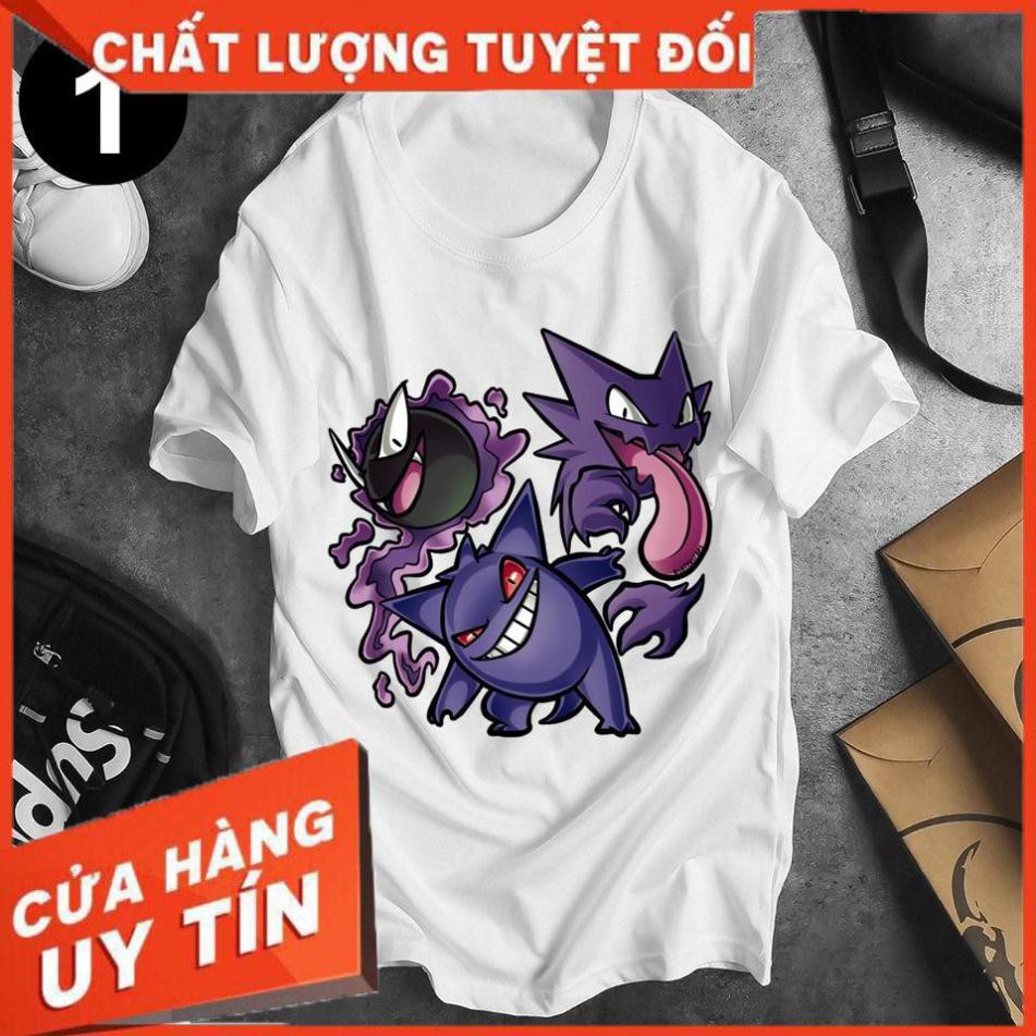 (SALE) [ÁO THUN IN] Áo thun Pokemon 3, pikachu - Áo thun Cotton nam, nữ tay ngắn, cổ tròn