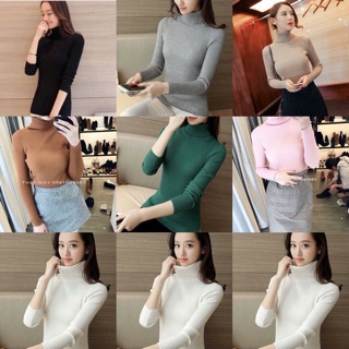 Áo len cổ lọ cho nữ siêu đẹp