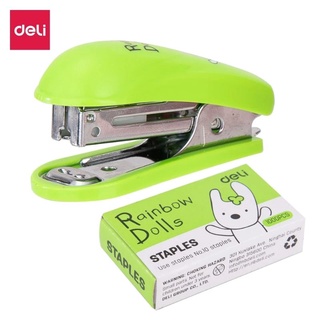 Bấm kim kèm kim bấm nguyên set Deli 0253