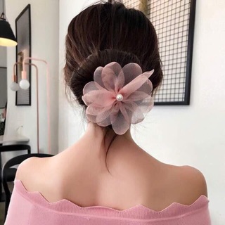 Thanh búi tóc kèm hoa