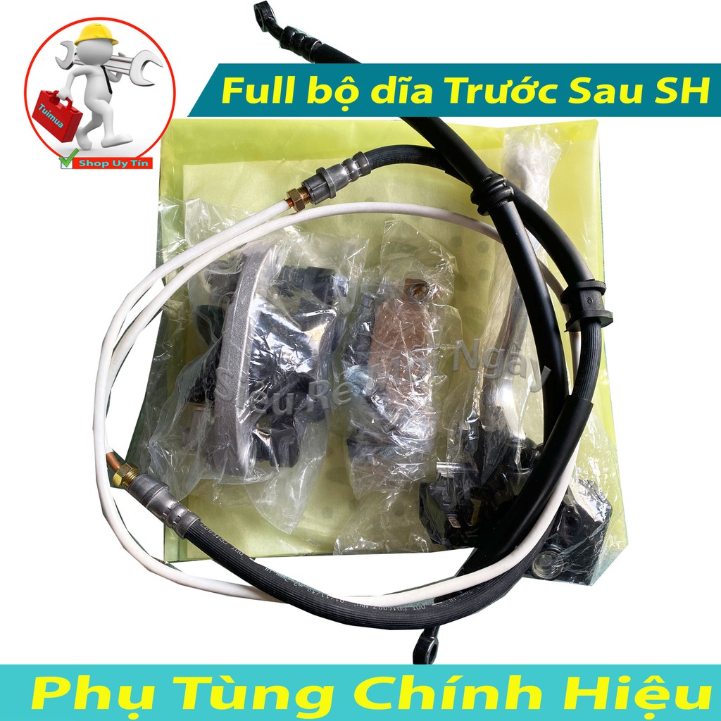 Lên Full bộ thắng dĩa trước sau cho các dòng SH, A Còng, Dylan, PS