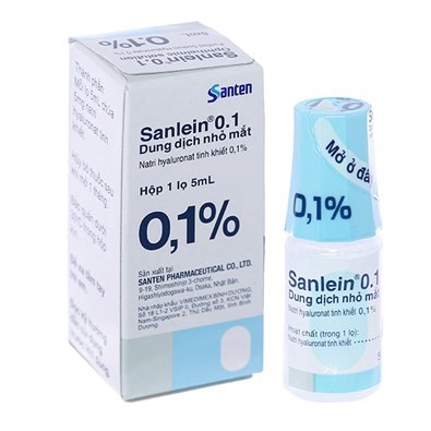 Nước Mắt Nhân Tạo Sanlein 0,1% (5ml) - Đông Anh Pharmart