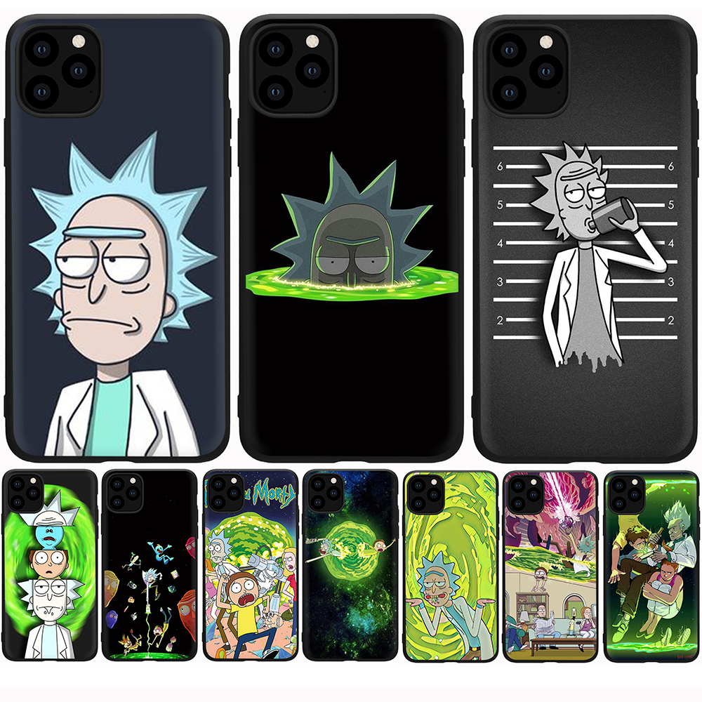 Ốp Lưng Tpu Mềm Chống Rơi In Hình Rick And Morty Cho Iphone X / Xs / Xr / Xs Max / 11 Pro / 11