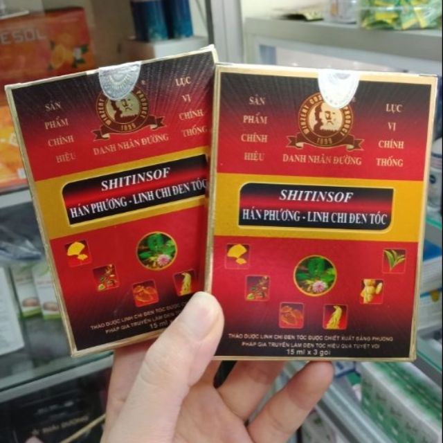 Dầu gội SHITINSOF - Hán Phương Linh Chi đen tóc