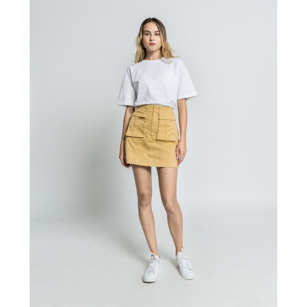Váy kaki chữ A túi hộp J-P Fashion 17006649