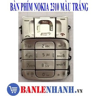 [HÀNG SIÊU CHẤT,GIÁ SẬP SÀN] BÀN PHÍM NOKIA 2310 MÀU TRẮNG