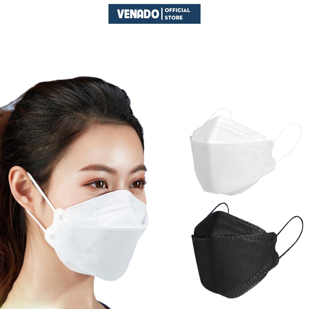 Khẩu trang chống bụi mịn kháng khuẩn 4 lớp hàng xịn KF94 Mask chính hãng Venado