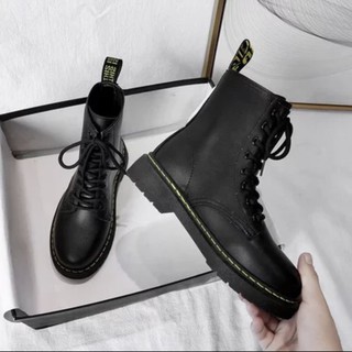 Giầy NỮ Cao Cổ Bốt Đế 5CM Martin Khâu