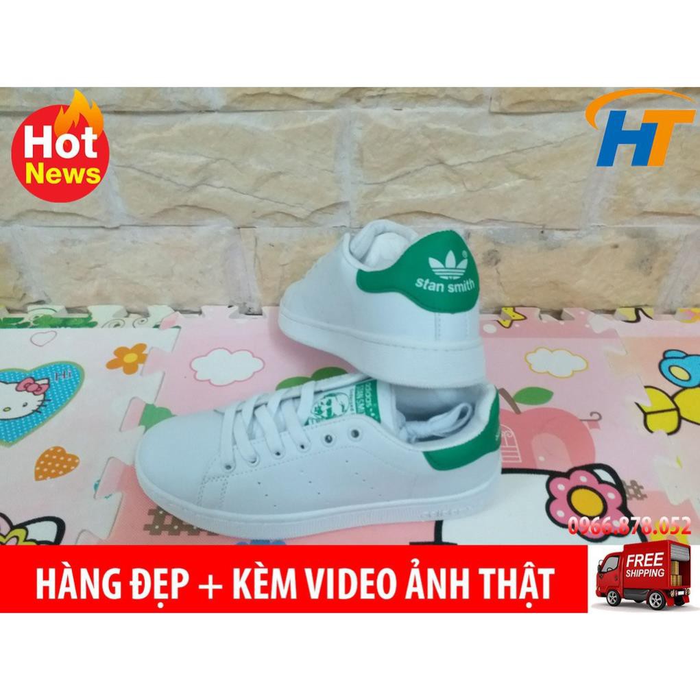 New [Chuẩn real] ⚡[SALE OFF] Giày Adidas stan smith gót xanh lá Nam nữ . . new . . ️🥇 . NEW ✫ siêu phẩm 1212 * ۶ ↺ .