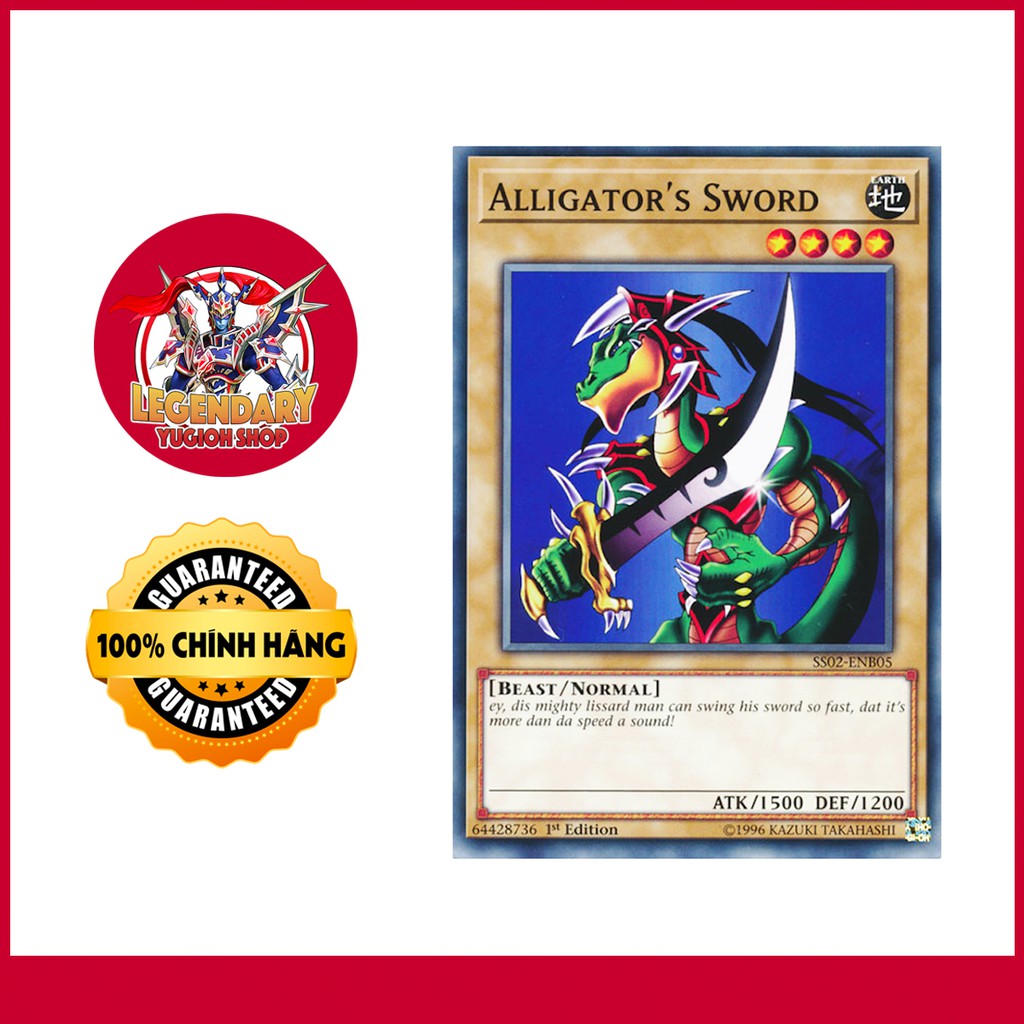 [Thẻ Bài Yugioh Chính Hãng] Alligator's Sword