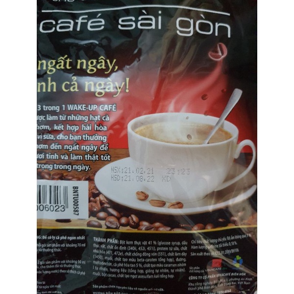 Cà phê sữa Wake Up Café Sài Gòn 456g (24 gói x 19g) | BigBuy360 - bigbuy360.vn