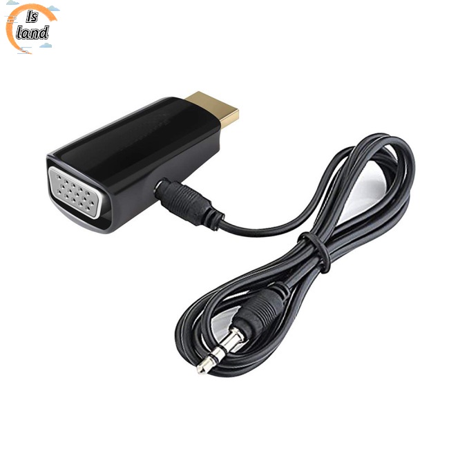 Bộ ChuyểN ĐổI 1080P HDMI Sang VGA + ĐầU CắM 3.5Mm Cho Laptop / PC