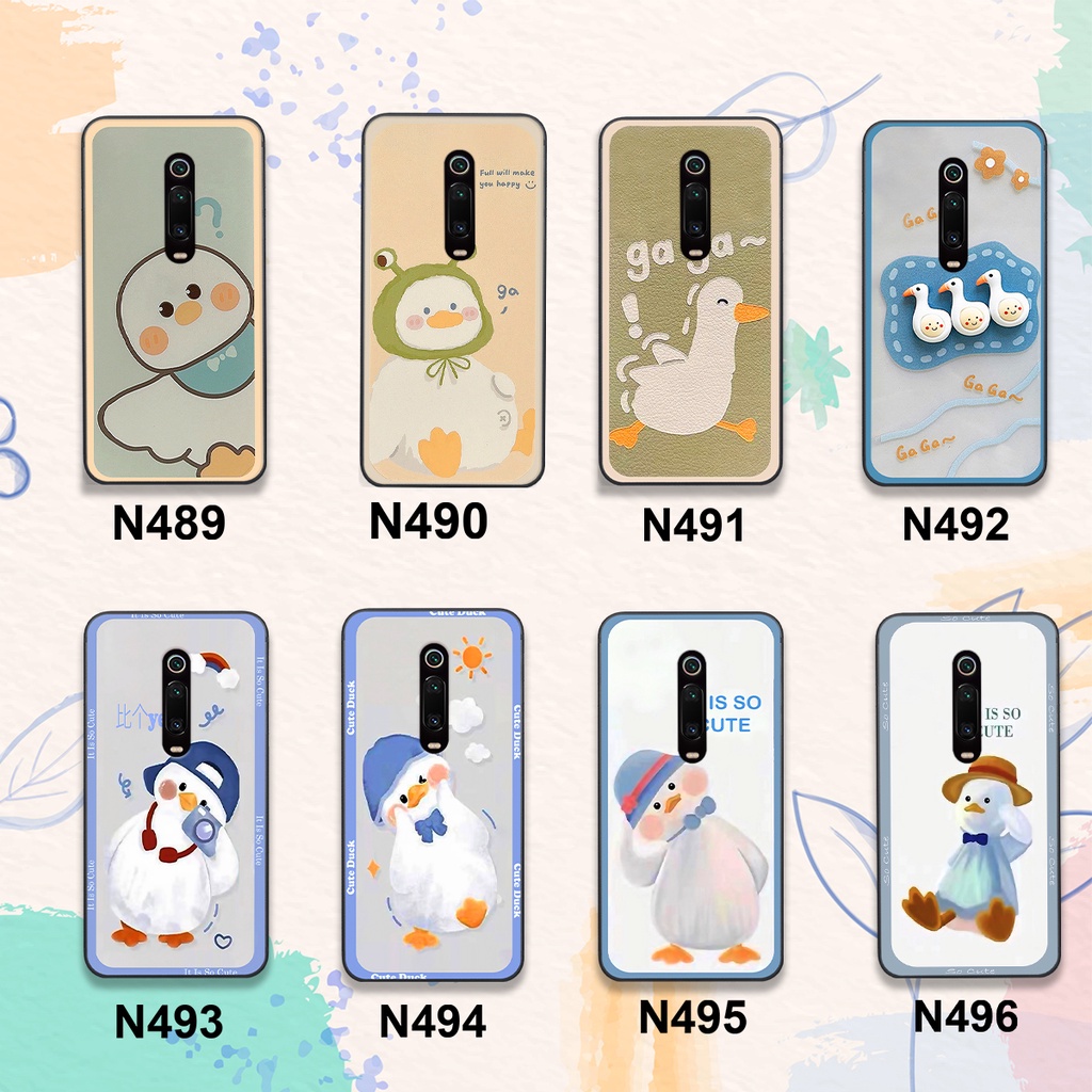 Ốp Xiaomi Redmi K20 / MI 9T bộ hình cute dễ thương gấu thỏ xinh xắn vẽ tay lạ mắt