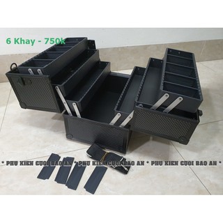 Cốp Makeup 6 khay, 4 khay