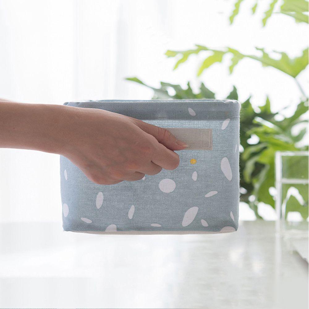 Giỏ đựng đồ đa năng bằng cotton có thể gấp lại tiện lợi cho đựng đồ giặt trong nhà hoặc đồ lặt vặt ở văn phòng