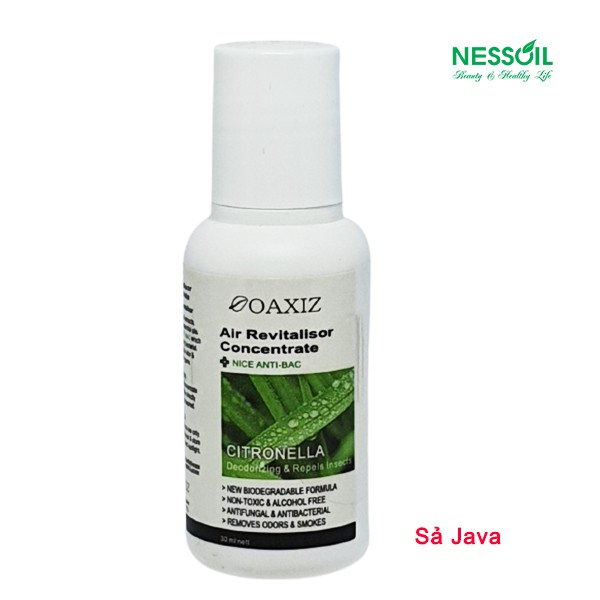 Tinh dầu xông phòng dịu nhẹ hương Sả Java 30ml, dùng với máy lọc không khí, máy khuếch tán &amp; đèn xông tinh dầu