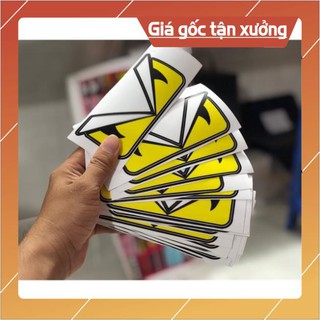 Tem giấy mắt fendi size 5x12cm
