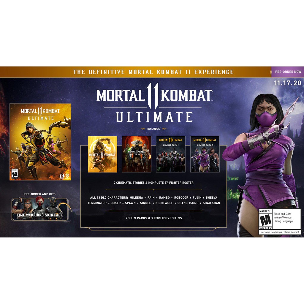 Đĩa Game PS5 Mortal Kombat 11: Ultimate Edition Hệ US