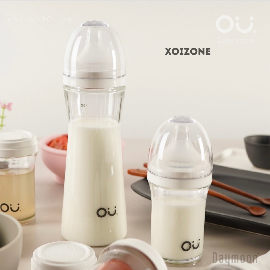 Bình sữa OUWISH Chính hãng Hàn Quốc 140ml/260ml và lẻ 1 núm ti Ouwish cho bé