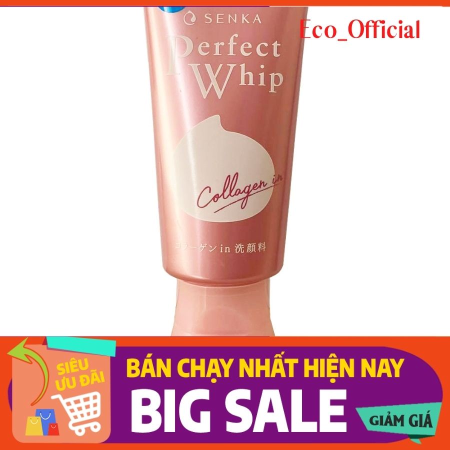 { Hot 2022 } Sữa rửa mặt Sạch sâu - Sáng hồng Senka Perfect Whip Berry Bright 120g