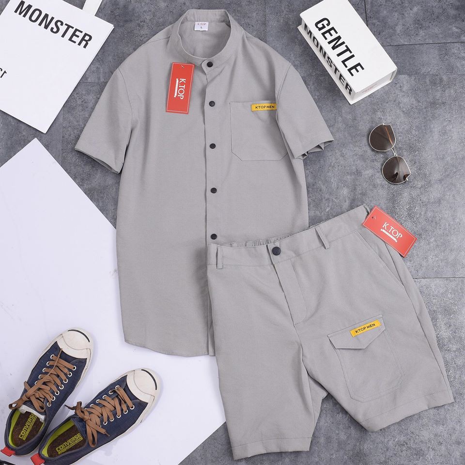 KTOP MEN : SP bộ đũi cộc cao cấp siêu nhẹ, siêu mát cho ae ngày hè. Cực kì sang chảnh. | BigBuy360 - bigbuy360.vn