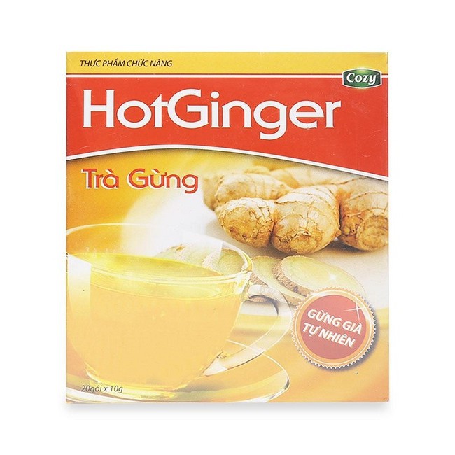 Trà Gừng Cozy HotGinger Hộp 20 Gói x 10gr