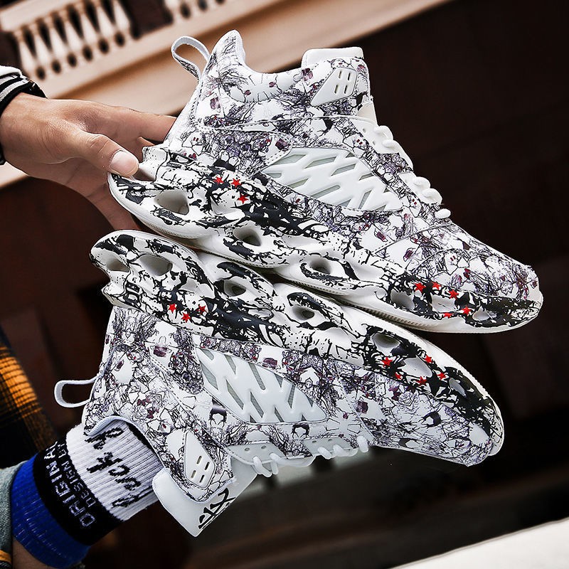 [Mã FACBGO245 giảm 10K đơn bất kì] Giày Thể Thao Bóng Rổ Cổ Cao Cỡ Lớn Thoải Mái Thời Trang Mùa Thu Cho Nam | BigBuy360 - bigbuy360.vn