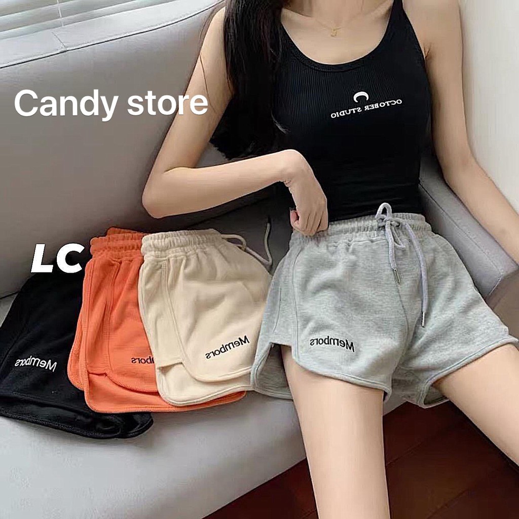 Quần 🦋 shorts membors nữ dáng suông ống rộng chất vải cotton lên form đẹp mix kèm áo thun khoác hay sơ mi áo kiểu