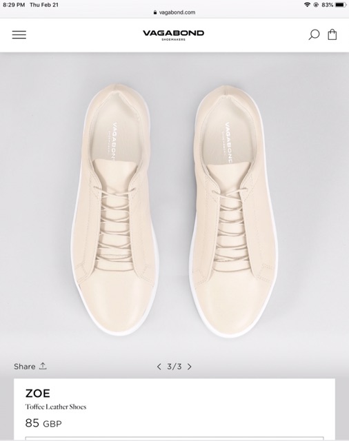 Giày da thật Vagabond xuất xịn size 40