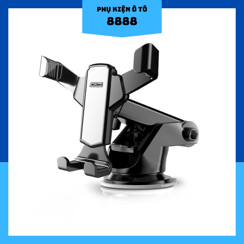Giá Đỡ Điện Thoại Kẹp Khe Gió Phụ Kiện Ô Tô 8888 Lưng Hình Chữ Nhật - Giá Đỡ Điện Thoại Hút Chân Không