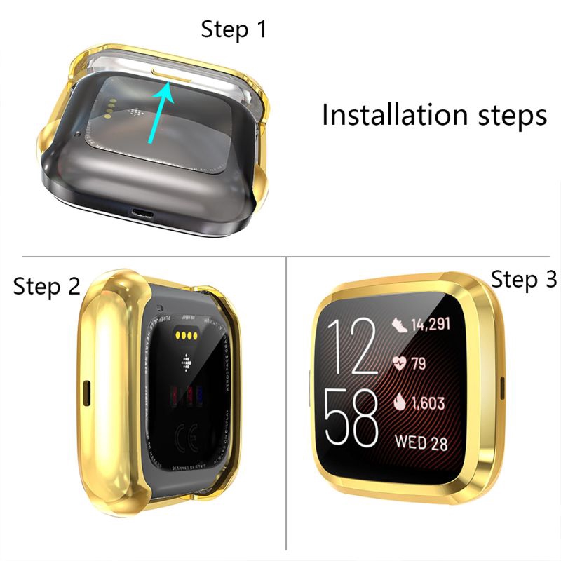 Ốp bảo vệ cho đồng hồ thông minh Fitbit versa