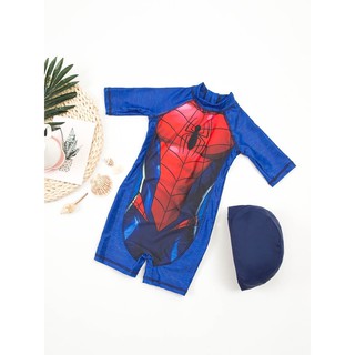 Bộ đồ bơi liền người nhện bé trai hàng xuất xịn