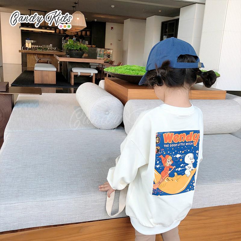 (2-9 Years Old) Children'sCasual  Loose Letter Printed Long Sweater