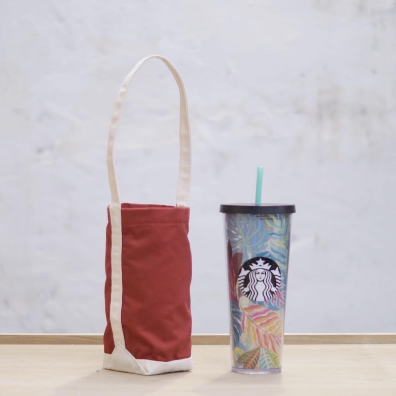 TÚI VẢI ĐỰNG BÌNH GIỮ NHIỆT VẢI CANVAS 2 LỚP/ 300-1500ml