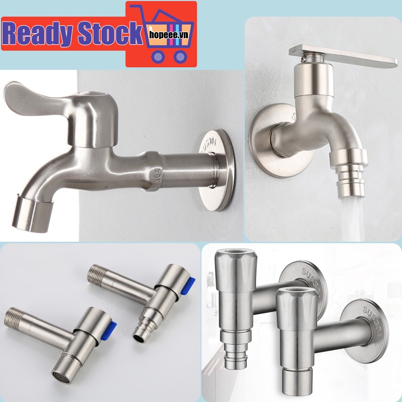 Vòi hồ inox 304 Vòi Nước vòi máy giặt CAO CẤP vòi xả nước
