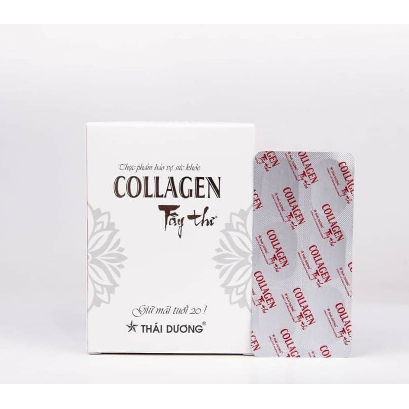 Viên Collagen Tây Thi - Viên Uống Trắng Đẹp Da, Mờ Nám, Tàn Nhang, Giữ Gìn Tuổi Thanh Xuân, Hộp 10 vỉ *6 viên