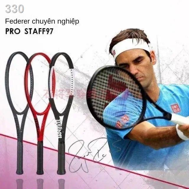 【bán chạy】Vợt tennis Wilson chính hãng full carbon tích hợp bền và cho người mới bắt đầu, sinh viên đại học, lớp net vớ