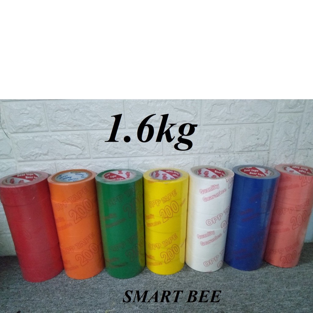 Băng keo màu 200y 1.6kg nhiều màu