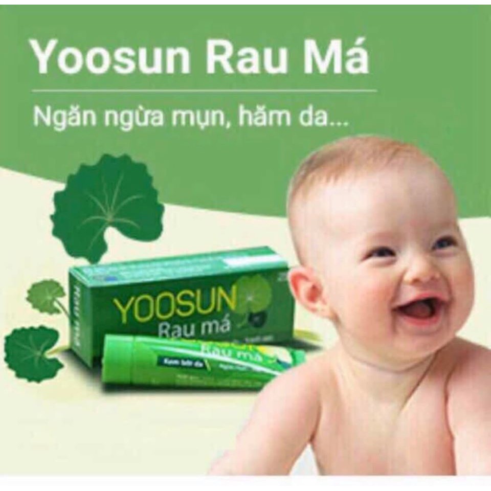 YOOSUN Rau má 25g Kem ngừa mụn,rôm sẩy,hăm tả,mát da