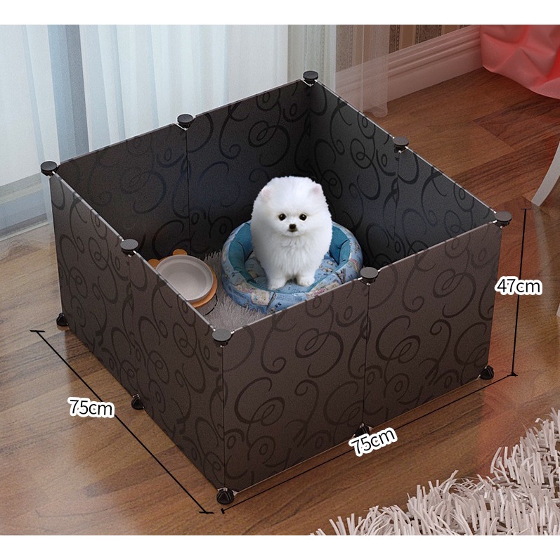 Combo chuồng quây nhựa cho thú cưng nhiều màu sắc